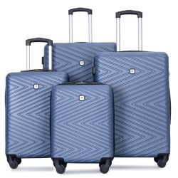 Travelhouse 4 Piece Hardshell Luggage Set Hardside Lightweight Suitcase